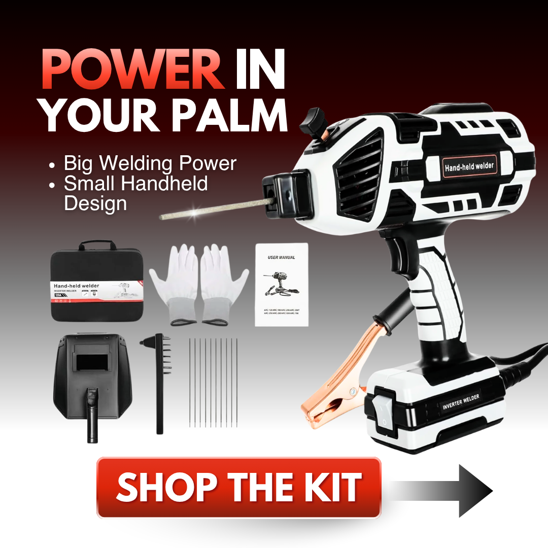 Chase Power Tools Handheld Stick Welder, 110V, 20-120 Amp Adjustable, Inverter Welder with Cooling Vent