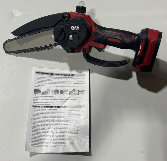 Chase Power Tools 18V 6-Inch Cordless Chainsaw – Bare Tool