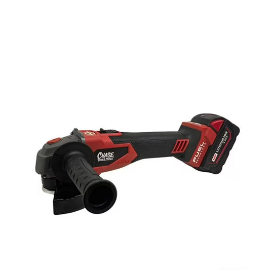Chase Power Tools 18V Variable Speed Angle Grinder, 5 Inch, 10,000 RPM, with Guard, Side Handle and Wrench