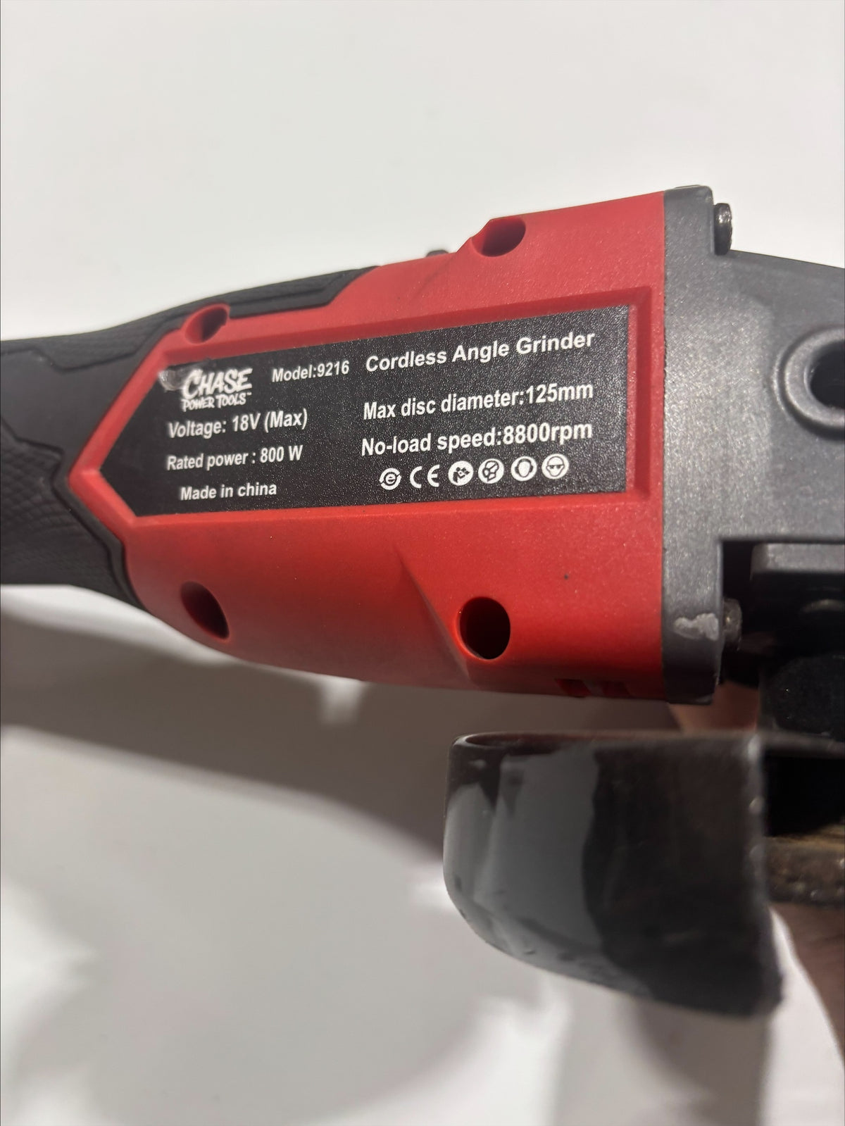 Chase Power Tools 18V 5-Inch Cordless Angle Grinder – Bare Tool