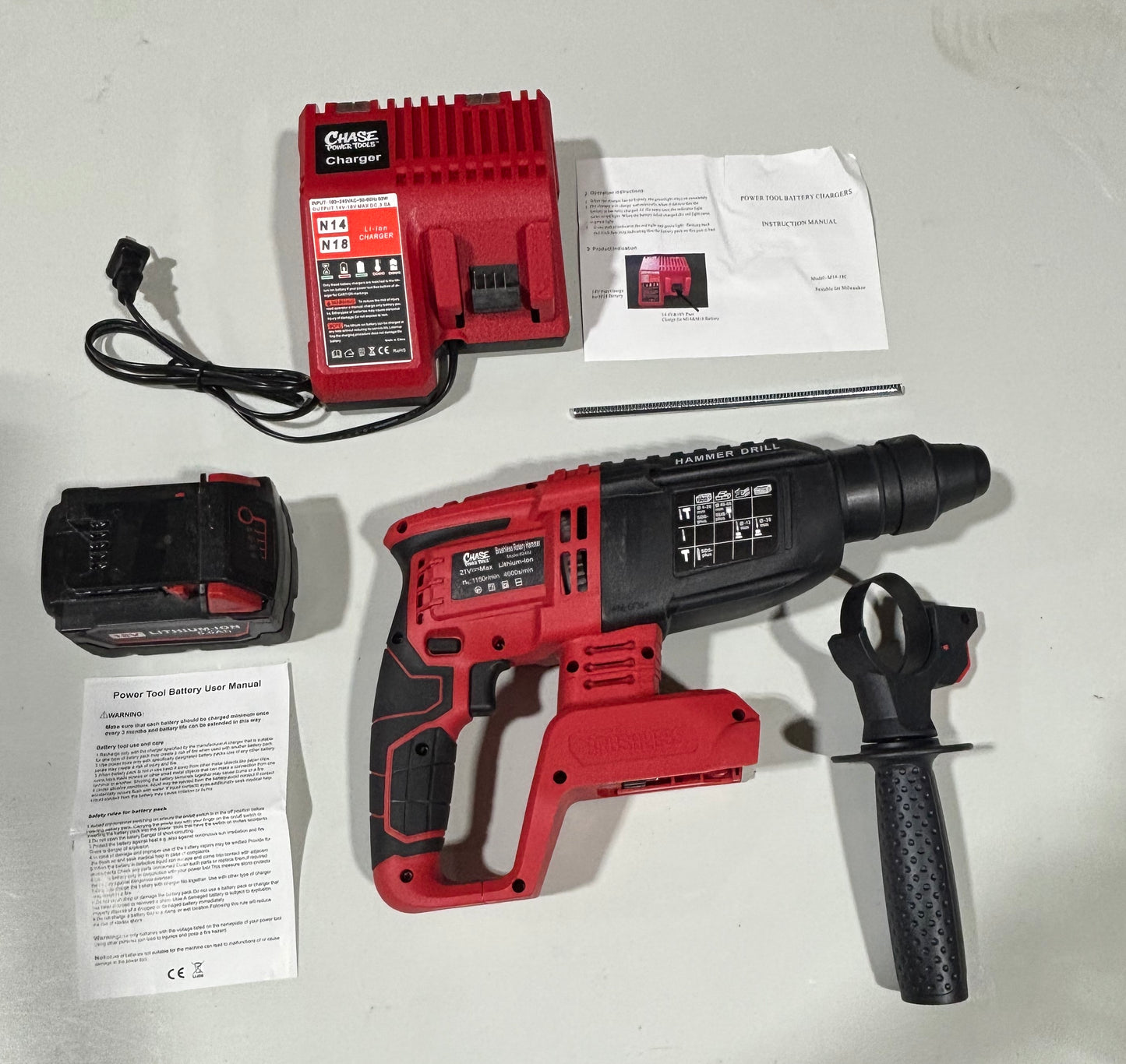 Chase Power Tools 18V Brushless Hammer Drill Kit