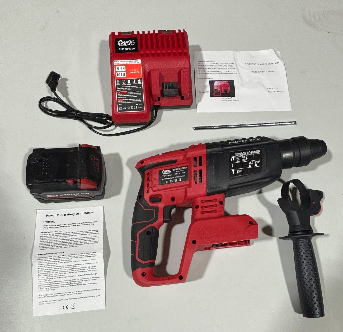Chase Power Tools 18V Brushless Hammer Drill Kit