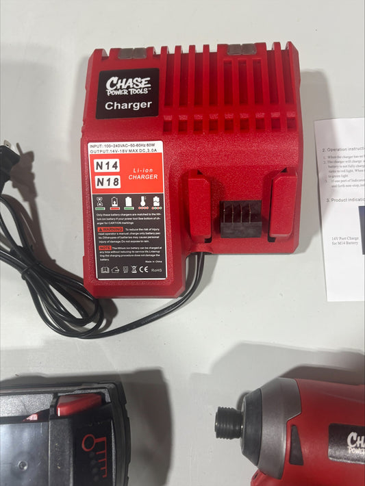 Chase Power Tools 18V Brushless Impact Driver Kit