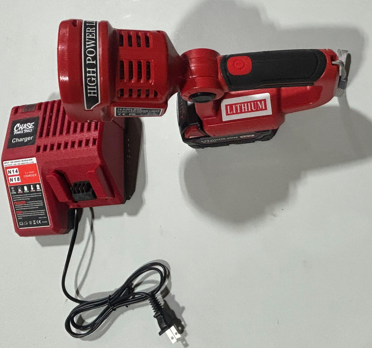 Chase Power Tools 18V Cordless Work Light Combo Kit