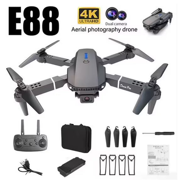 4k Dual Camera Foldable Drone for Beginners