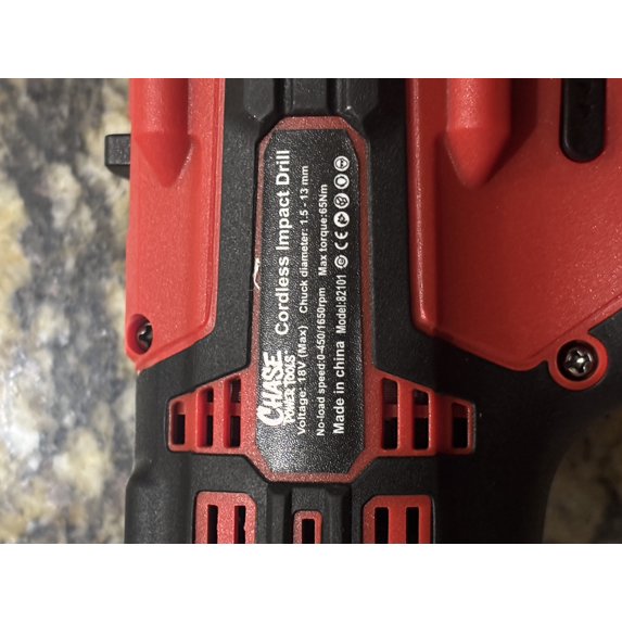 Chase Power Tools 18v Brushless Variable Speed Impact Drill